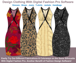 Design your own dresses, be a fashion designer