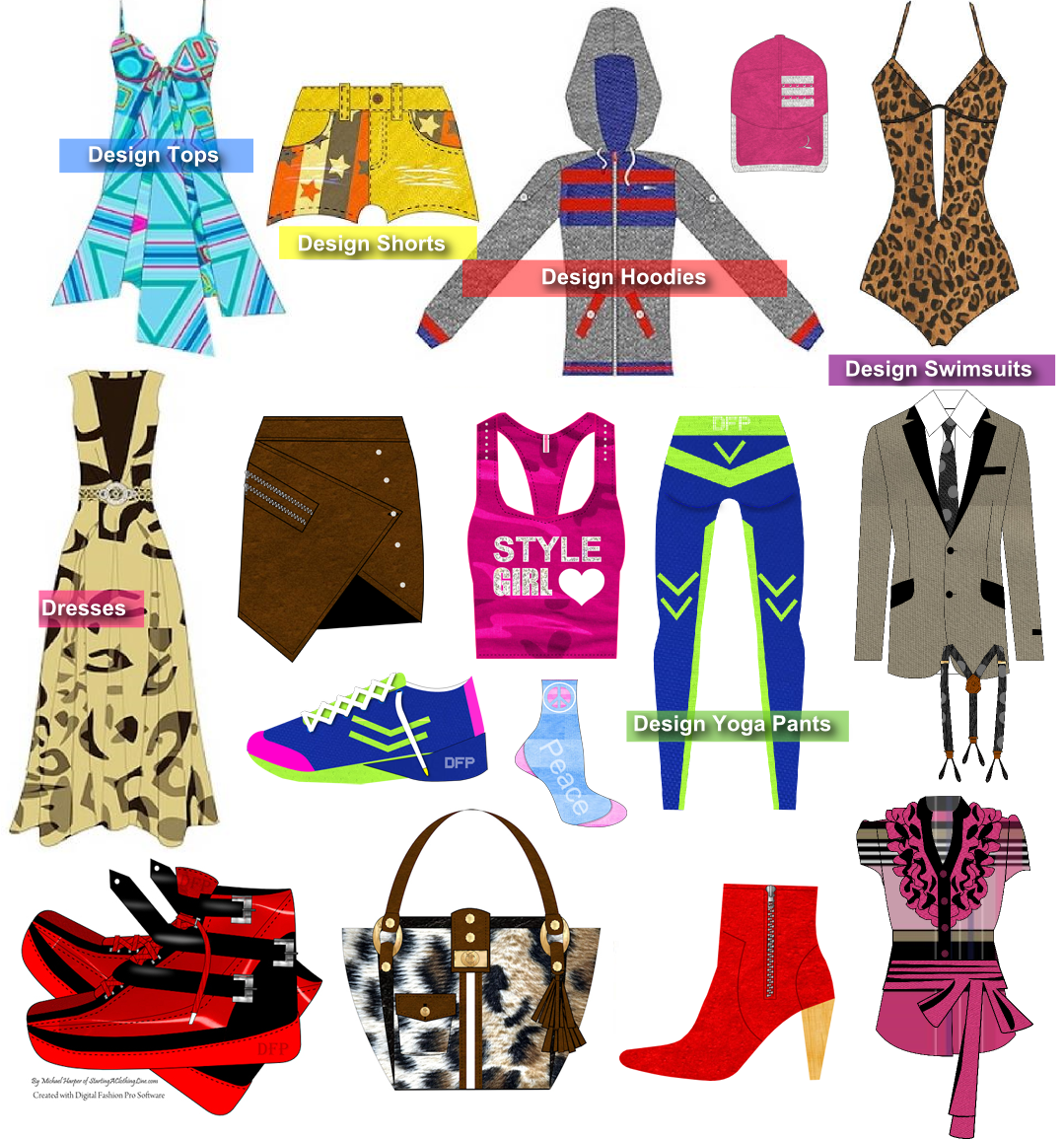 Digital Fashion Pro - Clothing Design Software | Design ...