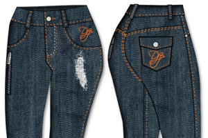 Designing Denim Jeans with Digital Fashion Pro - digital fashion sketch inforgraphic