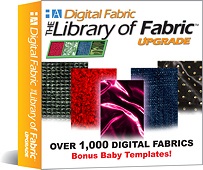 Digital Fashion Pro Digital Fabric Library for use when creating clothing illustrations and drawing with textures
