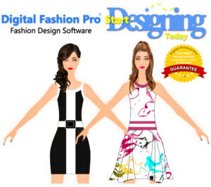 Digital Fashion Pro Fashion Design Software - create fashion sketches - design your own clothing