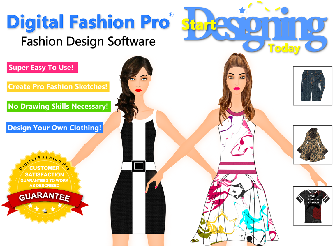 Digital Fashion Pro Fashion Design Software – create fashion sketches ...