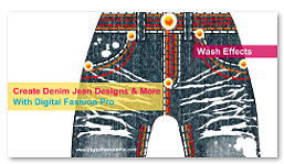 Digital Fashion Pro Denim Wash Factory, fashion illustrate your clothing ideas on jeans