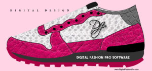 Sneaker Design - Digital Fashion Design Infographic
