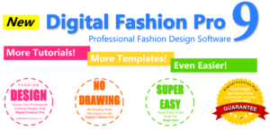 New Digital Fashion Pro V9 - Fashion Designing Software and course