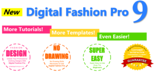 New Digital Fashion Pro V9 - Fashion Designing Software and course