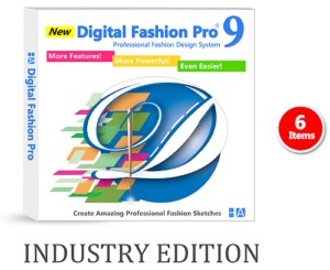 Digital Fashion Pro Industry Edition - For Designing a Professional Clothing Line
