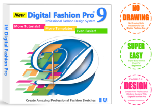 Digital Fashion Pro Version 9 - Clothing Design Software System