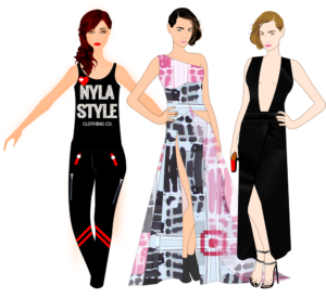 Fashion Design Software - Clothing Design Software by Digital Fashion Pro - 3 Fashion Sketches