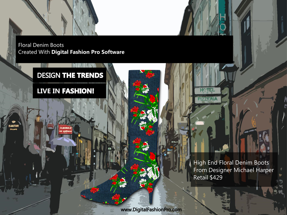 Fashion Magazine - Fashion Designer - Fashion Design Software - Digital Fashion Pro - Designer Boots