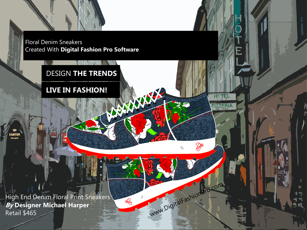 Fashion Magazine - Fashion Designer - Fashion Design Software - Digital Fashion Pro - Designer Sneakers Shoes