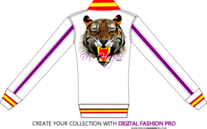 Fashion Design Software - Tiger Collection by M Harper -fashion sketch - gallery